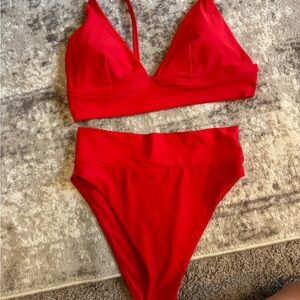 Aerie Red Bikini Set